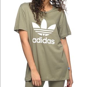 Adidas Khaki Boyfriend Tee